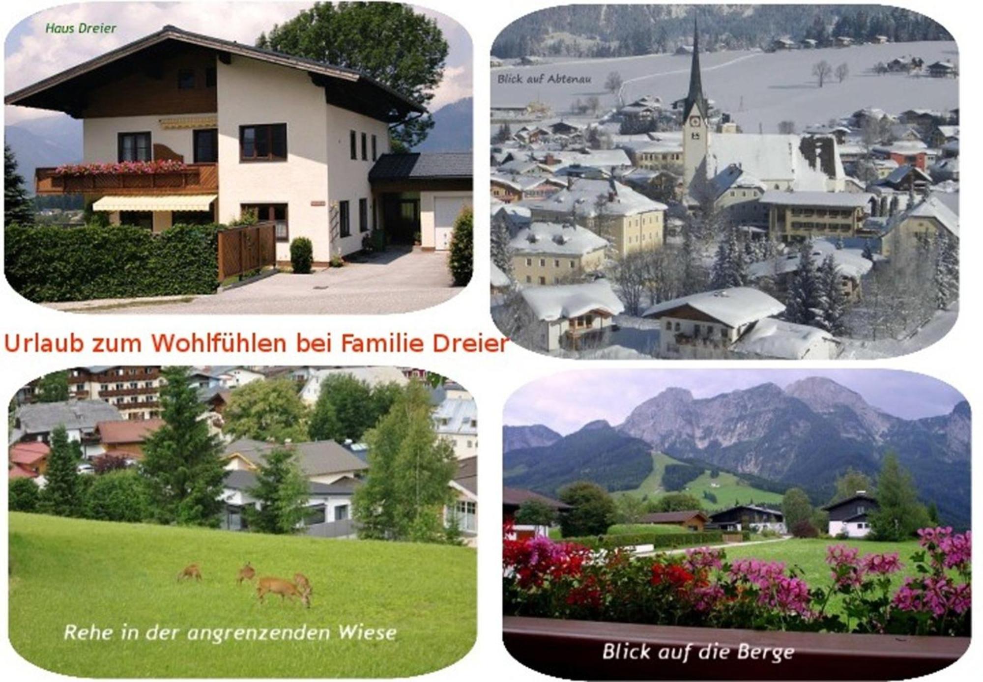 Apartment Dreier - Salzburger Land 압티나우 외부 사진